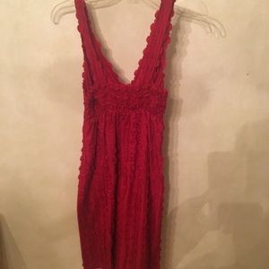Red sundress